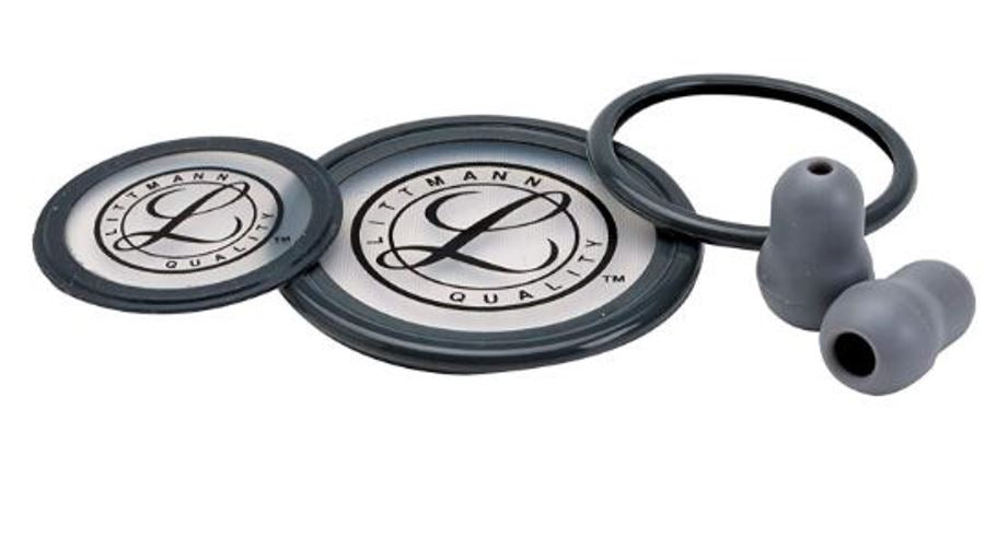3M Littmann 40004 Stethoscope Spare Parts Kit for Cardiology III Grey