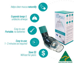 AirPhysio Natural Breathing Lung Expansion Exerciser for Asthma Bronchitis