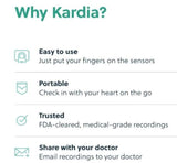 AliveCor Kardia Mobile KardiaMobile Single-Lead EKG for Apple Android Devices