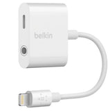 Belkin 3.5mm Audio + Charge Rockstar iPhone Aux Charging Adapter