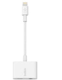 Belkin 3.5mm Audio + Charge Rockstar iPhone Aux Charging Adapter