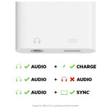 Belkin 3.5mm Audio + Charge Rockstar iPhone Aux Charging Adapter