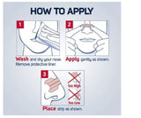 Breathe Right 26-PC Extra Tan Nasal Strips Relieve Nose Congestion & Reduce Snoring Red