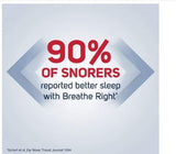 Breathe Right 26-PC Extra Tan Nasal Strips Relieve Nose Congestion & Reduce Snoring Red