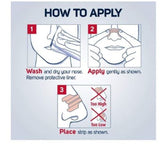 Breathe Right 26-PC Extra Clear Nasal Strips for Sensitive Skin Relieve Nose Congestion & Reduce Snoring Green