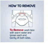 Breathe Right 26-PC Extra Clear Nasal Strips for Sensitive Skin Relieve Nose Congestion & Reduce Snoring Green