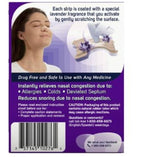Breathe Right 26-PC Lavender Scented Nasal Strips for Relieve Nose Congestion & Reduce Snoring Violet