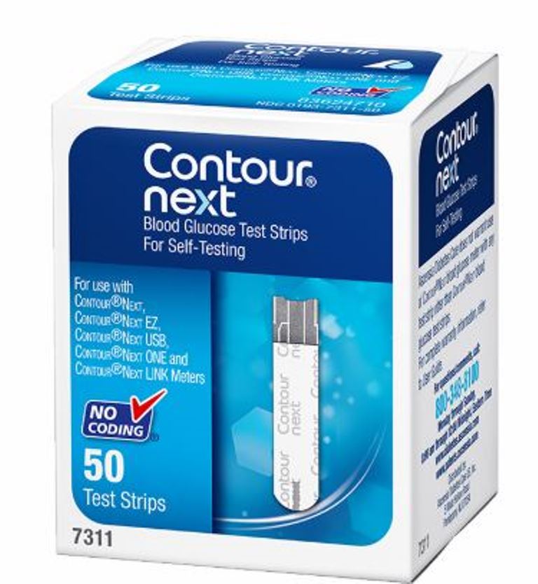Contour Next Blood Glucose Test Strips - 50ct