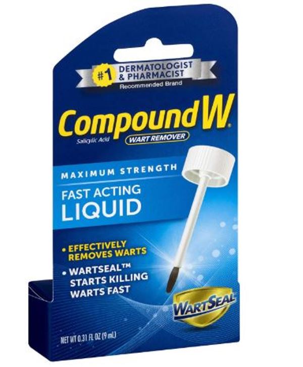 Compound W Fast Acting Liquid WartSeal Salicylic Acid Wart Removal Remover