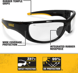 Dewalt DPG94-1C Dominator Safety Protective Clear Lens Eye Eyewear Glasses