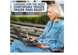 Dr. Frederick's 2-PC Original Trigger Finger Splint Padded For Middle Index Ring Finger