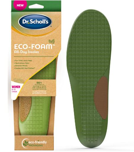Dr. Scholl’s Eco-Foam All-Day Insoles for Tired & Achy Feet Size 6 - 10 Women