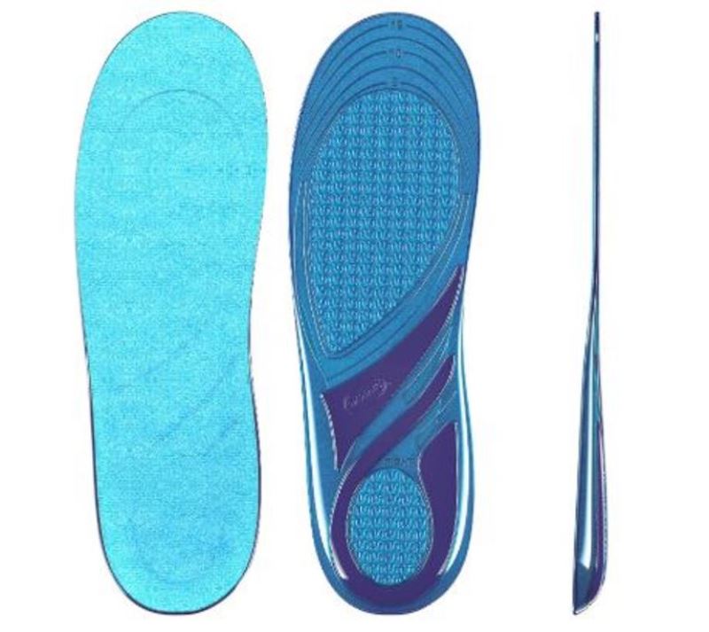 Dr. Scholl's Ultra Thin Insoles with Massaging Gel Foot Feet Heel Arch Support Men Size 8-13
