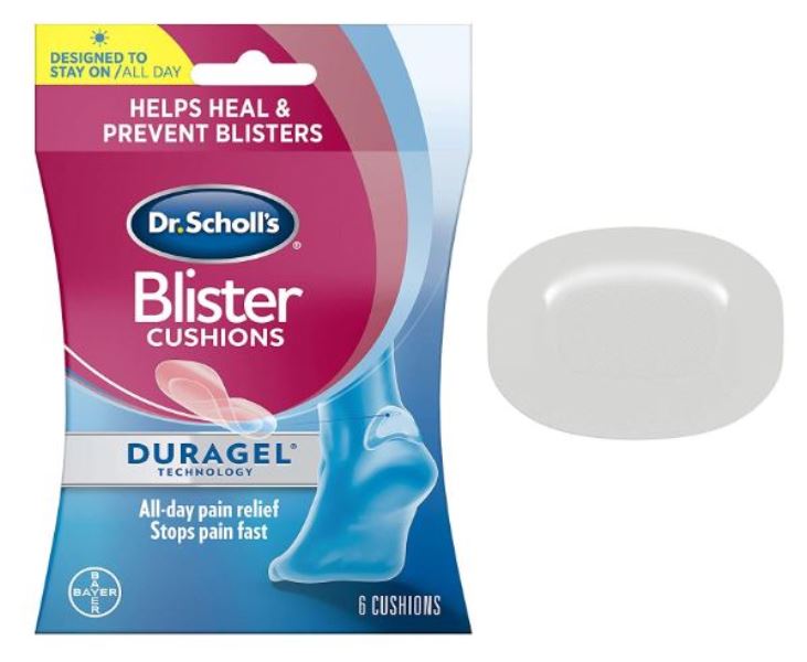 Dr. Scholl's 6-PC Blister Cushion Duragel Sweat-Resistant Blister Prevention