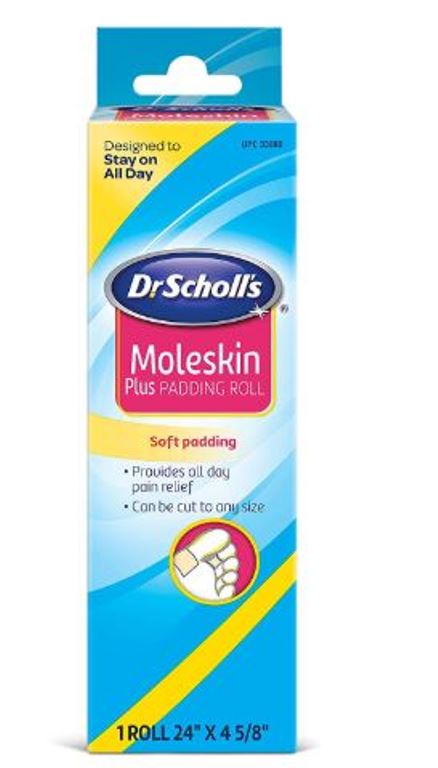 Dr. Scholl's Moleskin Plus Padding 1 Roll