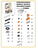 Engino Discovering Stem Mechanics Wheels Axles Inclined Planes Construction Kit