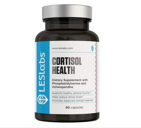 LES Labs Cortisol Health Adrenal Support Supplement for Stress Relief 60 Capsules