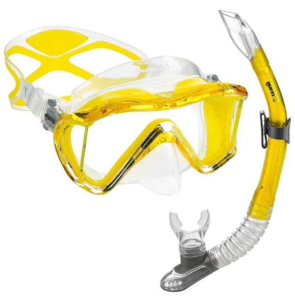 Mares Goggles Scuba Diving Snorkeling Swimming Surfing Freediving Snorkel Set