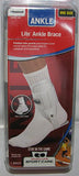 Mueller USA Lite Ankle Support Hinged Brace One Size Piece White