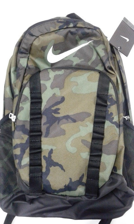 Nike Brasilia 7 Graphic Backpack BA5118 Camo Green