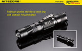 Nitecore P12 2015 Version Flashlight with 4 x Lithium Batteries