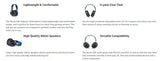 Turtle Beach Ear Force Recon 50P Stereo Gaming Headset for PS4 Xbox One Controller Console