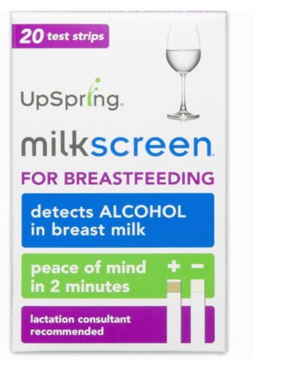 UpSpring 20-PC Baby Milkscreen Alcohol Test Strips for Breastmilk