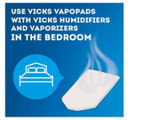Vicks 6-PC Soothing Sleepy Time Comfort Eucalyptus Rosemary & Lavender Scent Aromatherapy Vapors VapoPads Refill Pads for Inhaler Vaporizer Humidifiers Steamer
