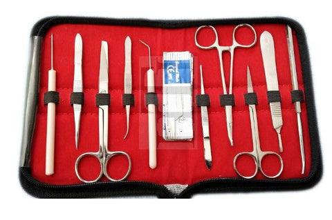 20-PC Biology Lab Anatomy Medical Student Dissecting Dissection Kit Set