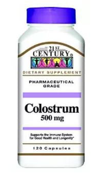 21st Century Colostrum, 500 Mg 120 Capsules