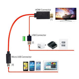2 Meter 11 Pin Micro USB to HDMI MHL 1080P HDTV Samsung Adapter