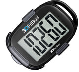 3DFitBud 3DActive Simple Step Counter Walking 3D Pedometer with Clip and Lanyard