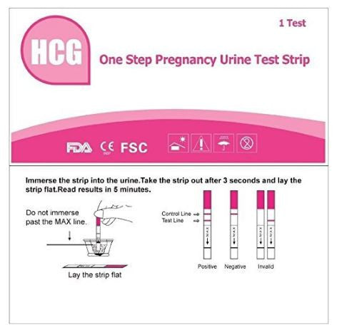 ACCUMED Pregnancy Test Strips 25 Pcs