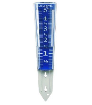 Acurite 00850A2 5-Inch Capacity Weather Rain Gauge Measurement