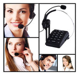 Agptek HA0071 Handsfree Call Center Dialpad Corded Headset Telephone