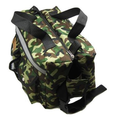 Alfie PET Hudson Dog Pet Carrier Travel Backpack Bag Camouflage