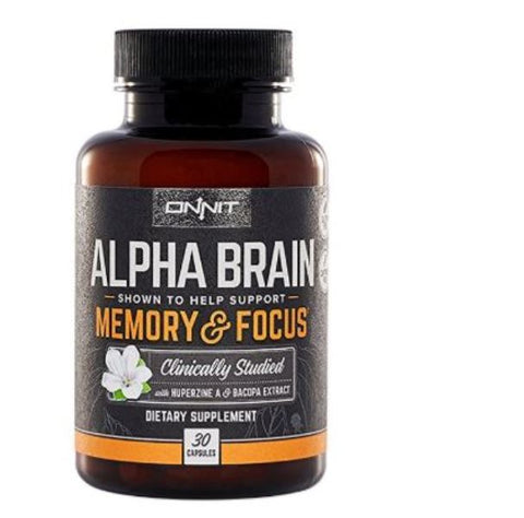 Onnit Alpha Brain Advanced Brain Booster Nootropic 30 Capsules