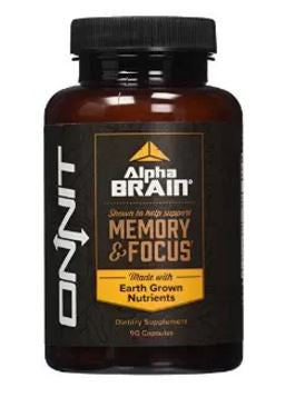 Alpha Brain By Onnit Labs, Advanced Brain Booster Nootropic 90 ct