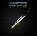 Anker 3.5mm 4-FT Gold-Plated Auxiliary Audio Stereo Headphones AUX Cable