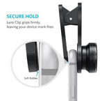 Anker Phone Camera Clip Lens Kit Fisheye Wide Angle 10x iPhone Galaxy