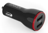 Anker PowerDrive 2-Port USB Car Charger 24W 4.8A iPhone Android