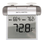 AcuRite 00603A1 Digital Indoor Outdoor Window Thermometer Suction Cup