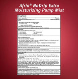 Afrin No Drip Extra Moisturizing Nasal Sinus Congestion Pump Mist Relief Spray for Colds Allegies 15 ML