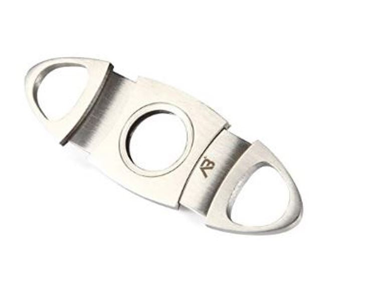 Alaska Bear Stainless Steel Cigar Cutter Guillotine Double Cut Blade