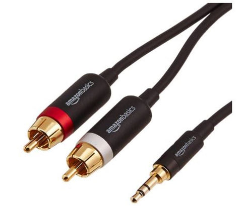 AmazonBasics 4 FT 3.5mm to Male RCA Audio Stereo Adapter Cable