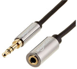 AmazonBasics 6 FT 3.5mm Male to Female Stereo Audio Extension Adapter Cable