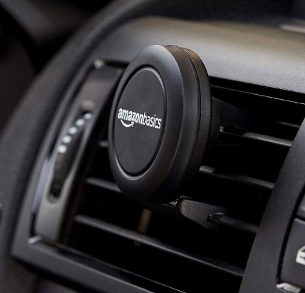 AmazonBasics Universal Magnetic Air Vent Car Mount Phone Holder