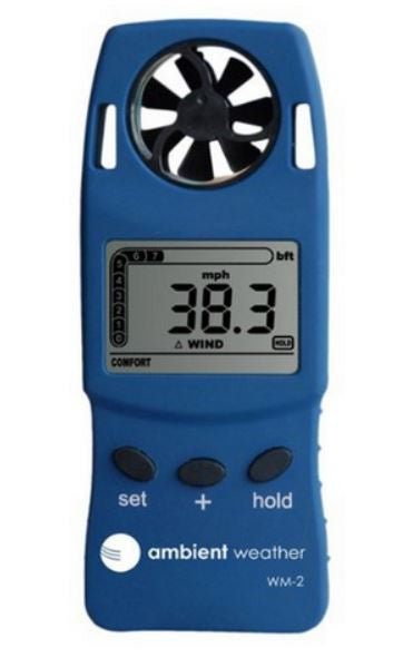 Anemometer WM-2 Weather Windspeed Temperature Wind Chill Meter