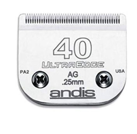 Andis 64076 UltraEdge Size 40 Pet Clipper Blade for Andis AG AGCL AGRC MBG