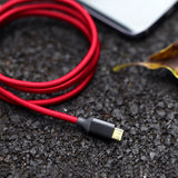 Anker Micro USB 6-Feet Tangle-Free Gold-Plated, Samsung Android Red